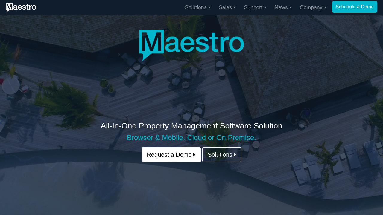 Maestro PMS